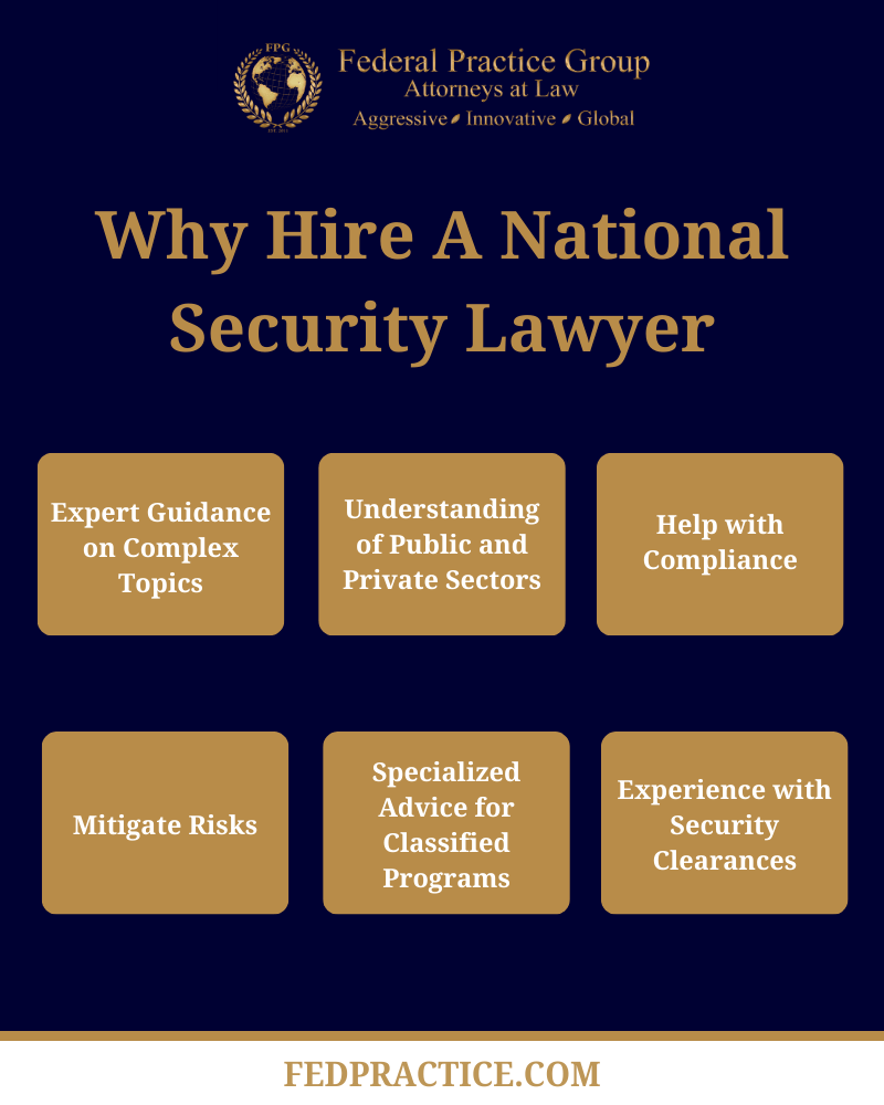 National Security Attorney DC Infographic