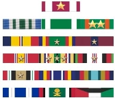 E. Montalvo Military Ribbons
